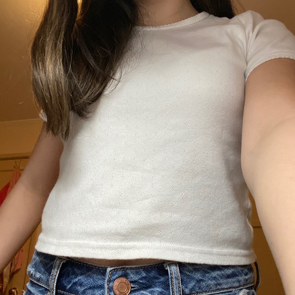 brandy white cute top - Picture 5 of 6